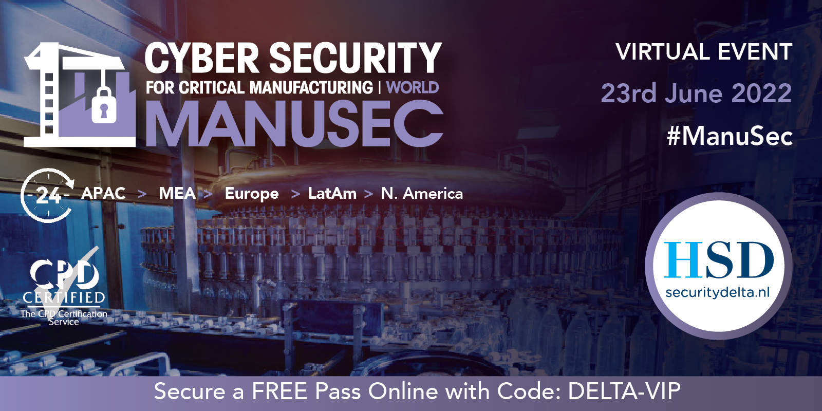 ManuSec World Event Banner Security Delta 