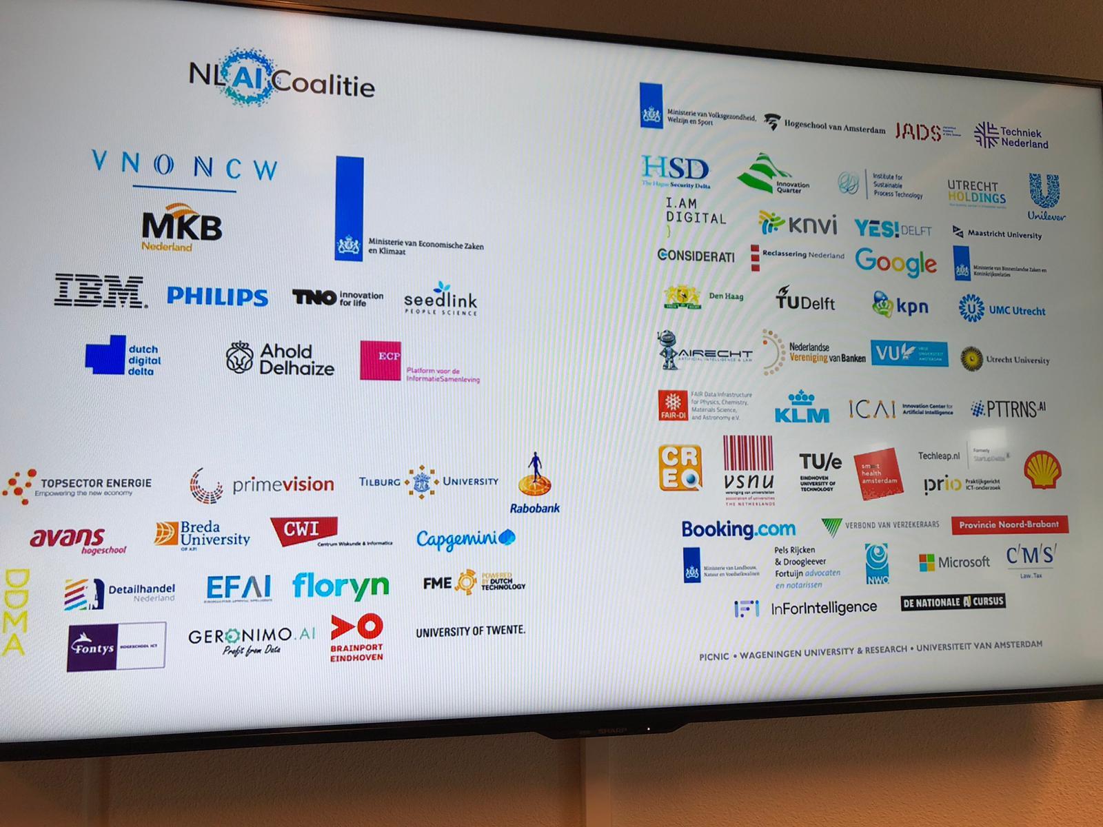Nationale AI Coalitie logos