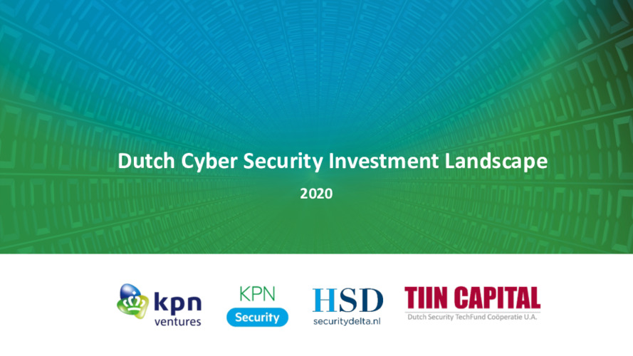 Dutch Cyber Security Investment Landscape 2020