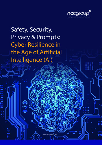 Safety, Security, Privacy & Prompts: Cyber Resilience in the Age of ...