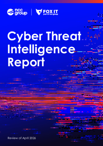 Cyber Threat Intelligence Report April 2026
