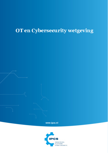 IPCS-publicatie: OT en Cybersecuritywetgeving